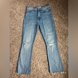 MOTHER Denim; The Hustler Ankle Fray; Size 28; worn 3x